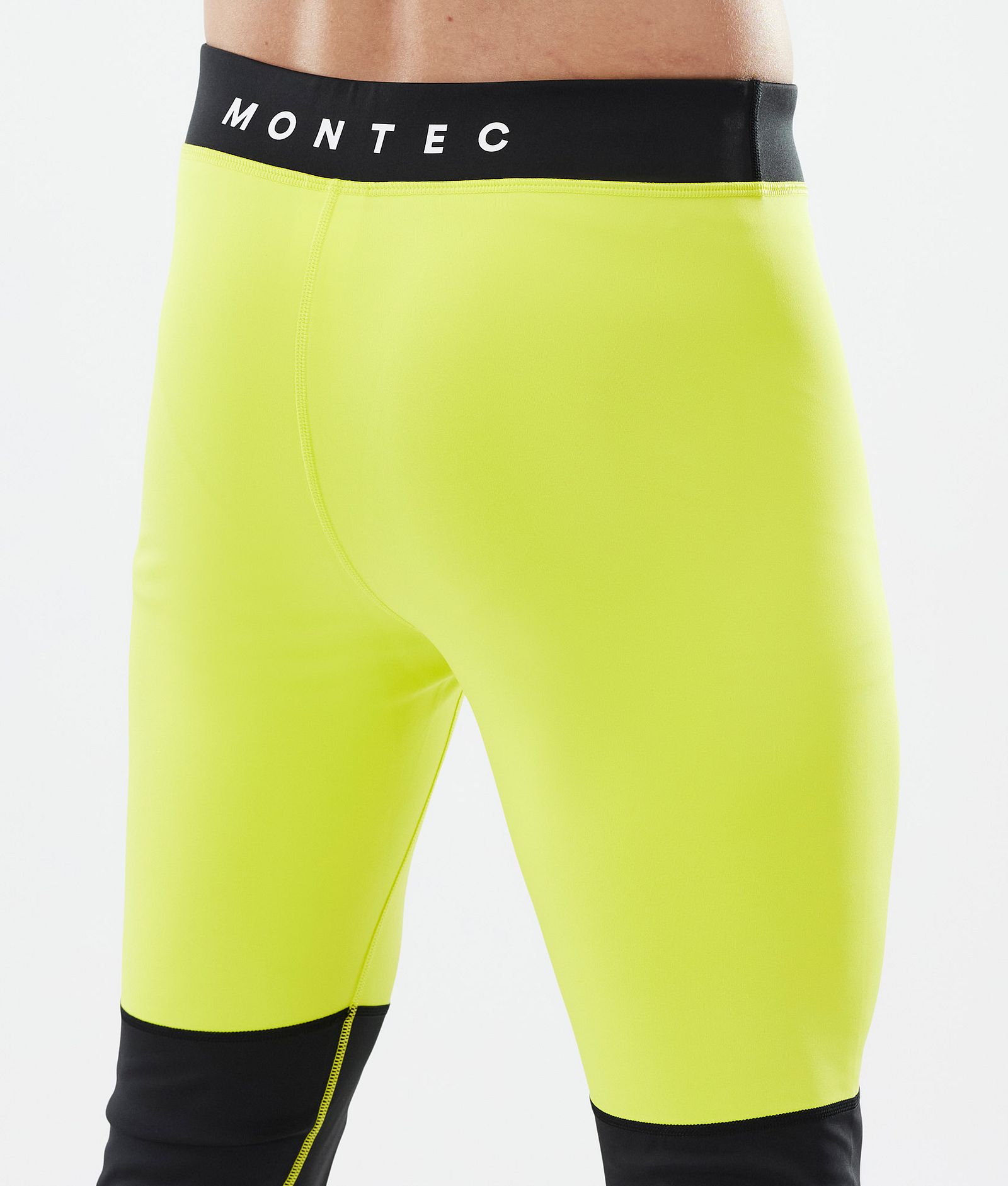 Alpha Pantaloni Termici Uomo Bright Yellow/Black/Light Pearl, Immagine 6 di 7