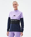 Alpha W Underställströja Dam Faded Violet/Black/Dark Blue