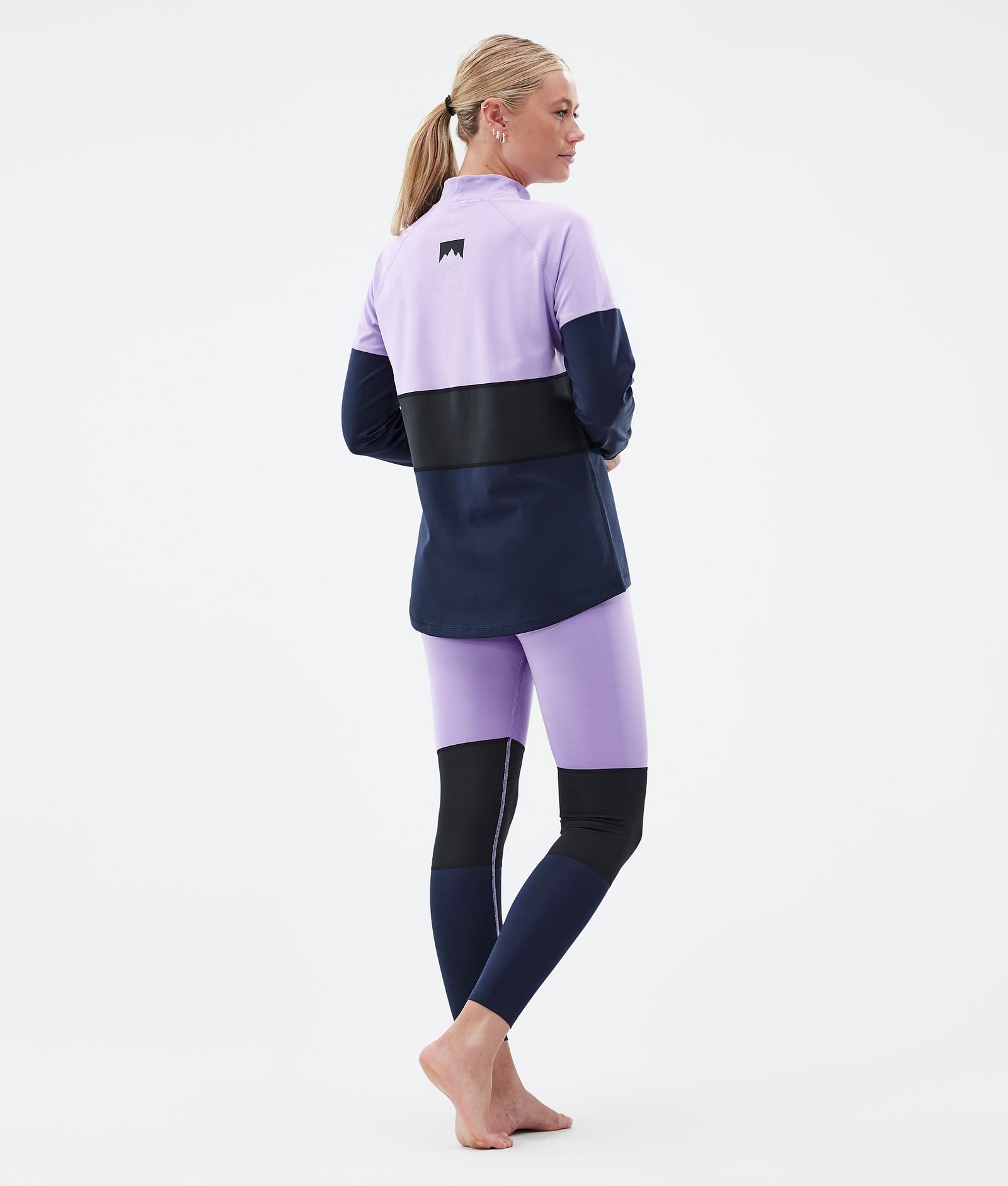 Alpha W Maglia Termica Donna Faded Violet/Black/Dark Blue, Immagine 4 di 5