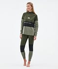 Alpha W Base Layer Top Women Olive Green/Black/Greenish, Image 3 of 5