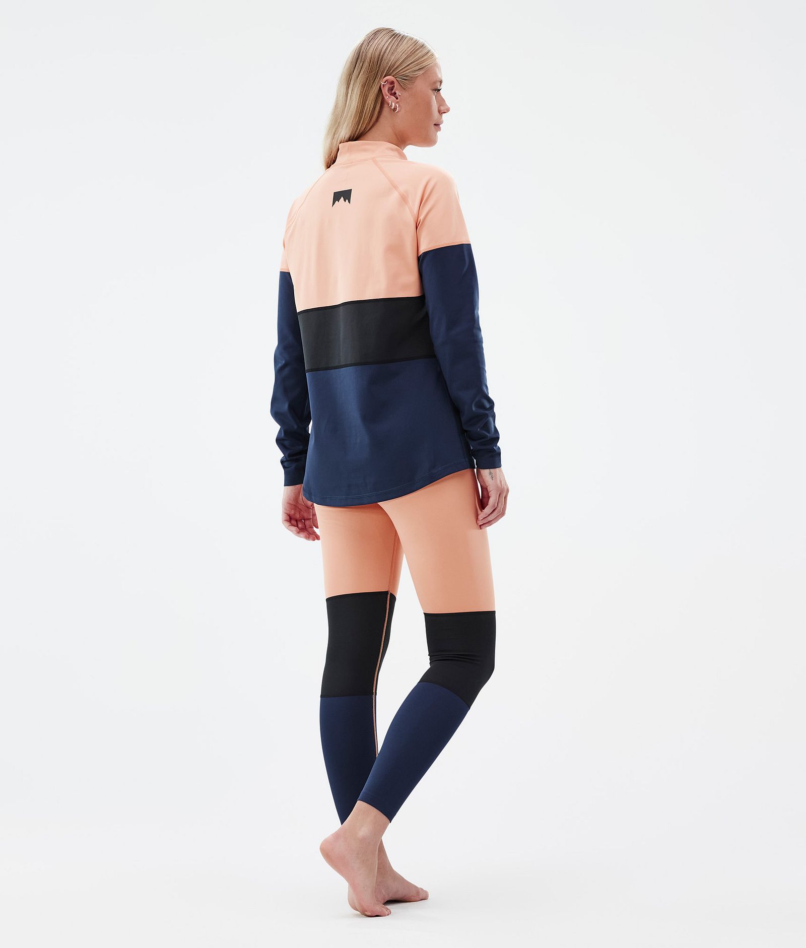 Alpha W Base Layer Top Women Faded Peach/Black/Dark Blue, Image 4 of 5