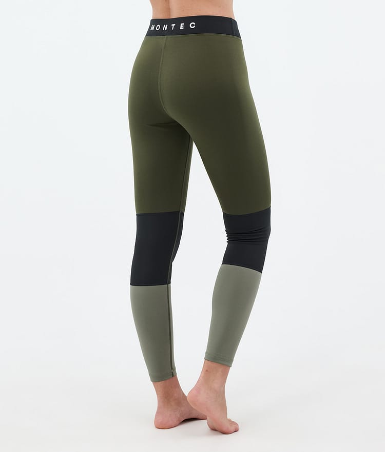 Alpha W Basislaag Broek Dames Olive Green/Black/Greenish, Afbeelding 2 van 7