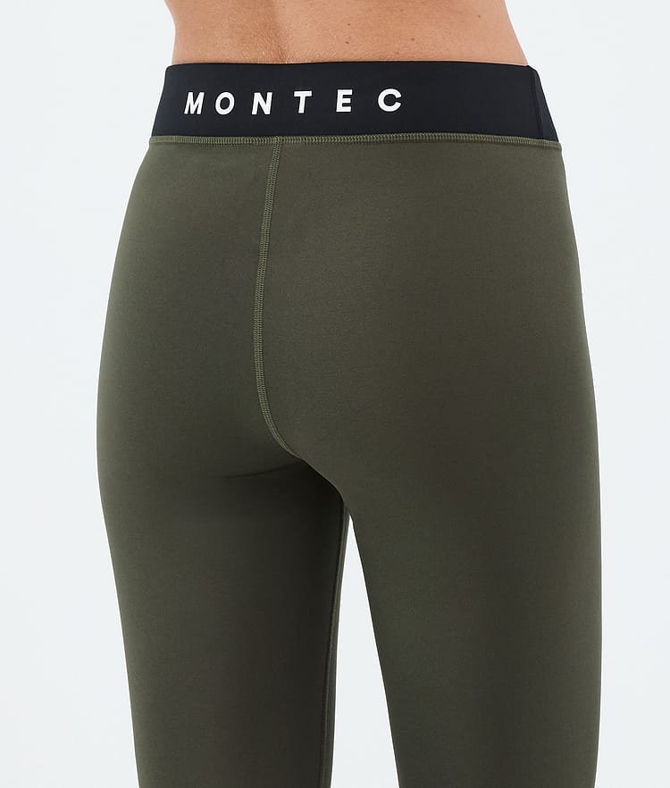 Alpha W Base Layer Pant Women Olive Green/Black/Greenish, Image 6 of 7
