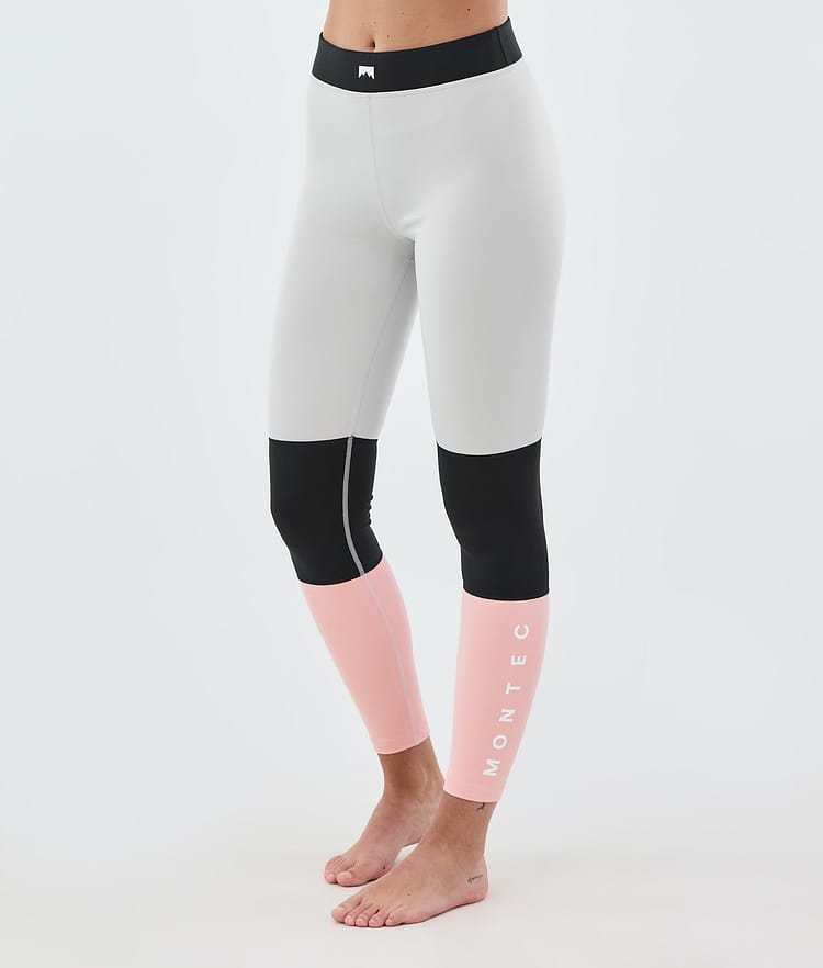 Alpha W Superundertøy bukse Dame Light Grey/Black/Soft Pink, Bilde 1 av 7