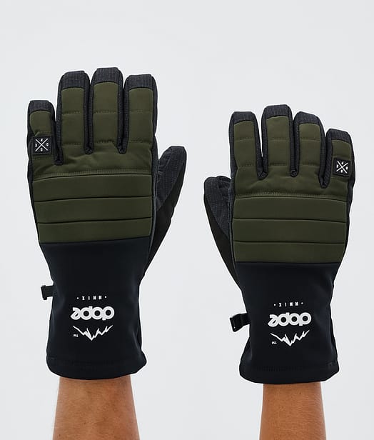 Dope Ace 24 Gants de Ski Olive Green