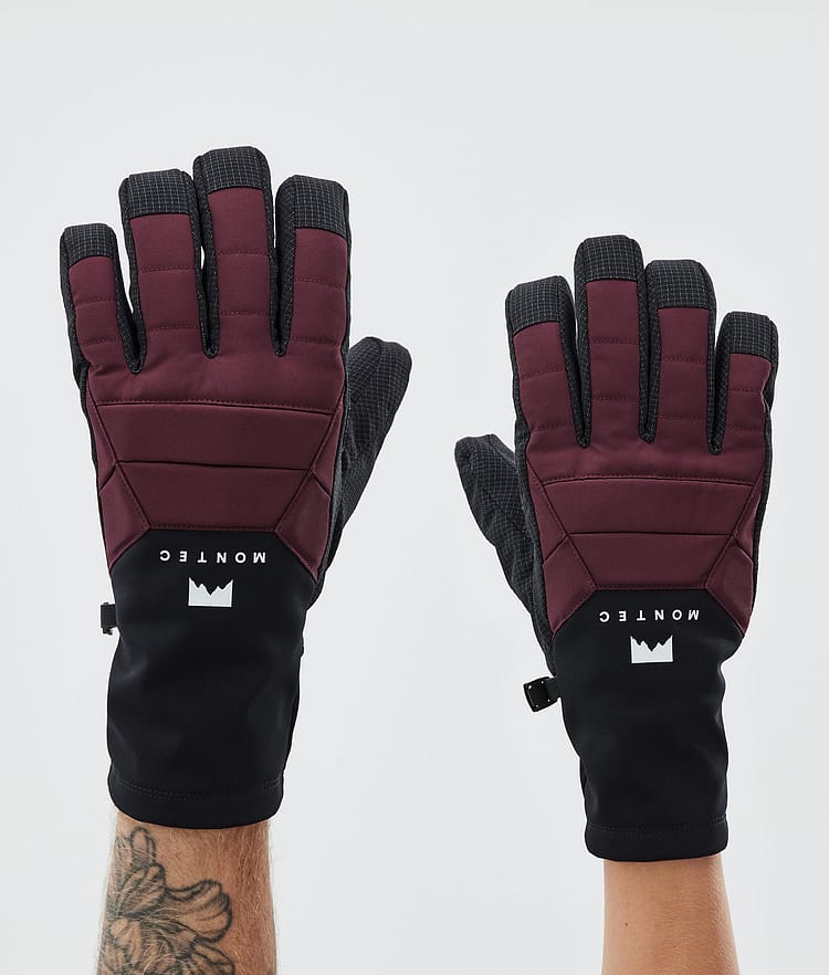 Kilo Ski Gloves Burgundy, Image 1 of 5