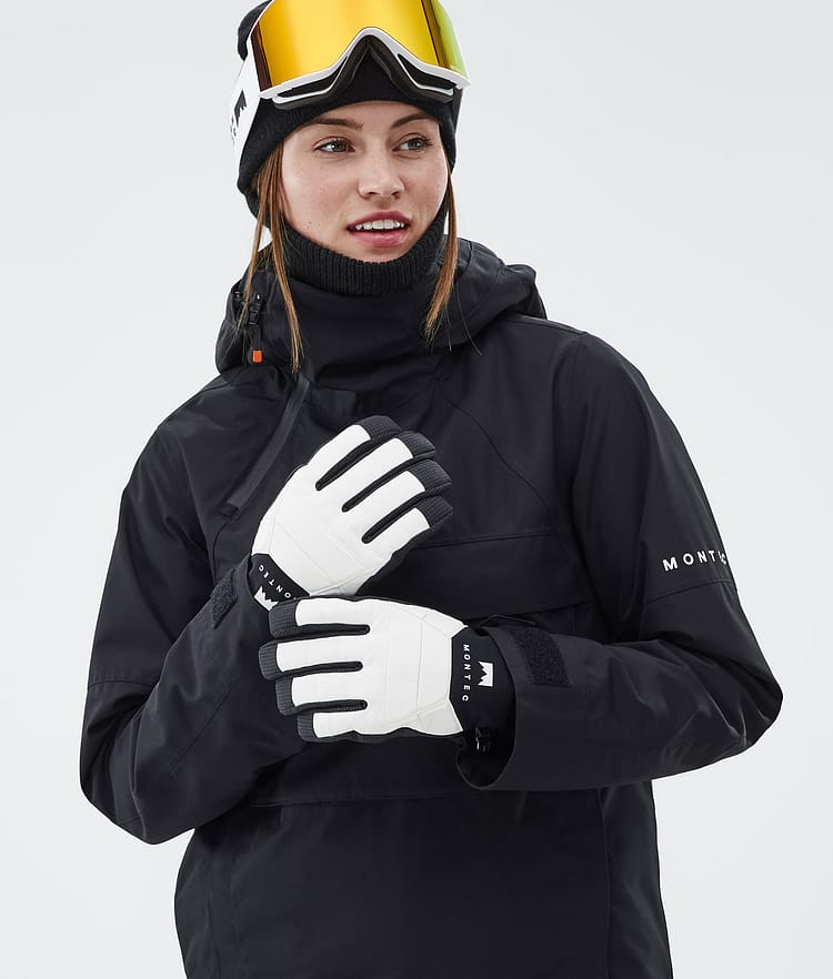 Kilo Ski Gloves Old White