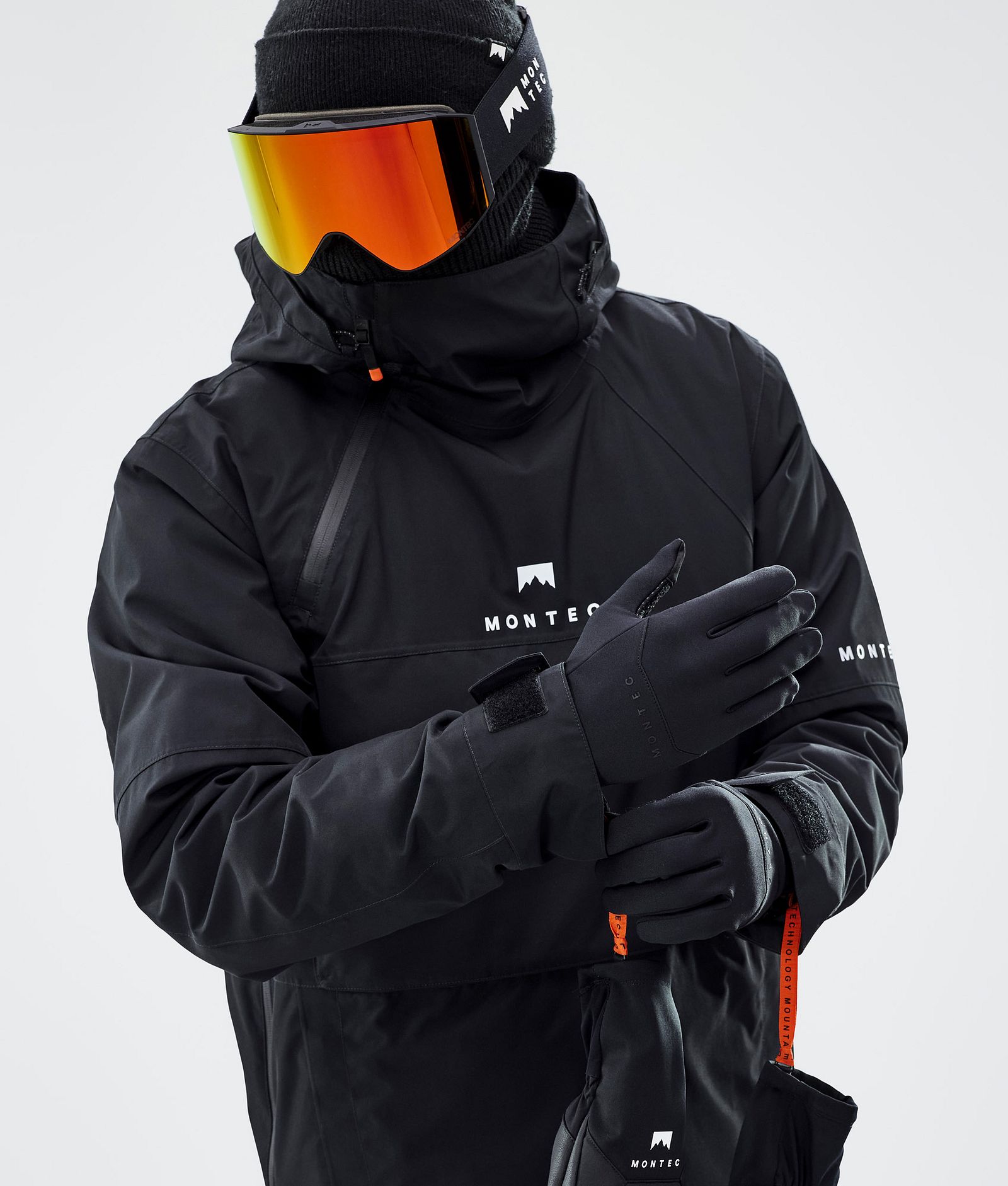 Utility Ski Gloves Black/Black