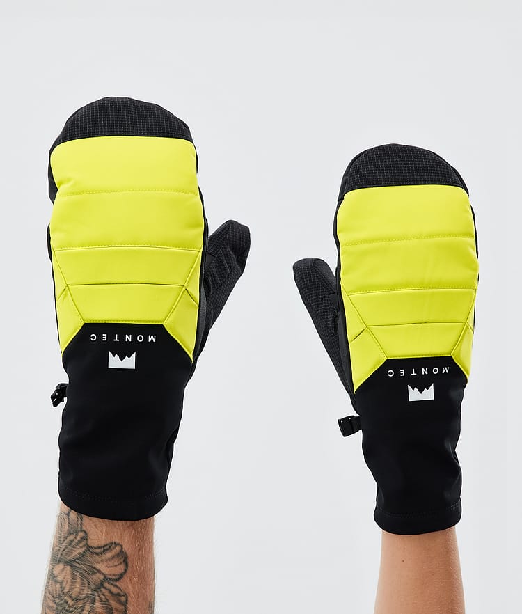 Kilo Snow Mittens Bright Yellow, Image 1 of 5