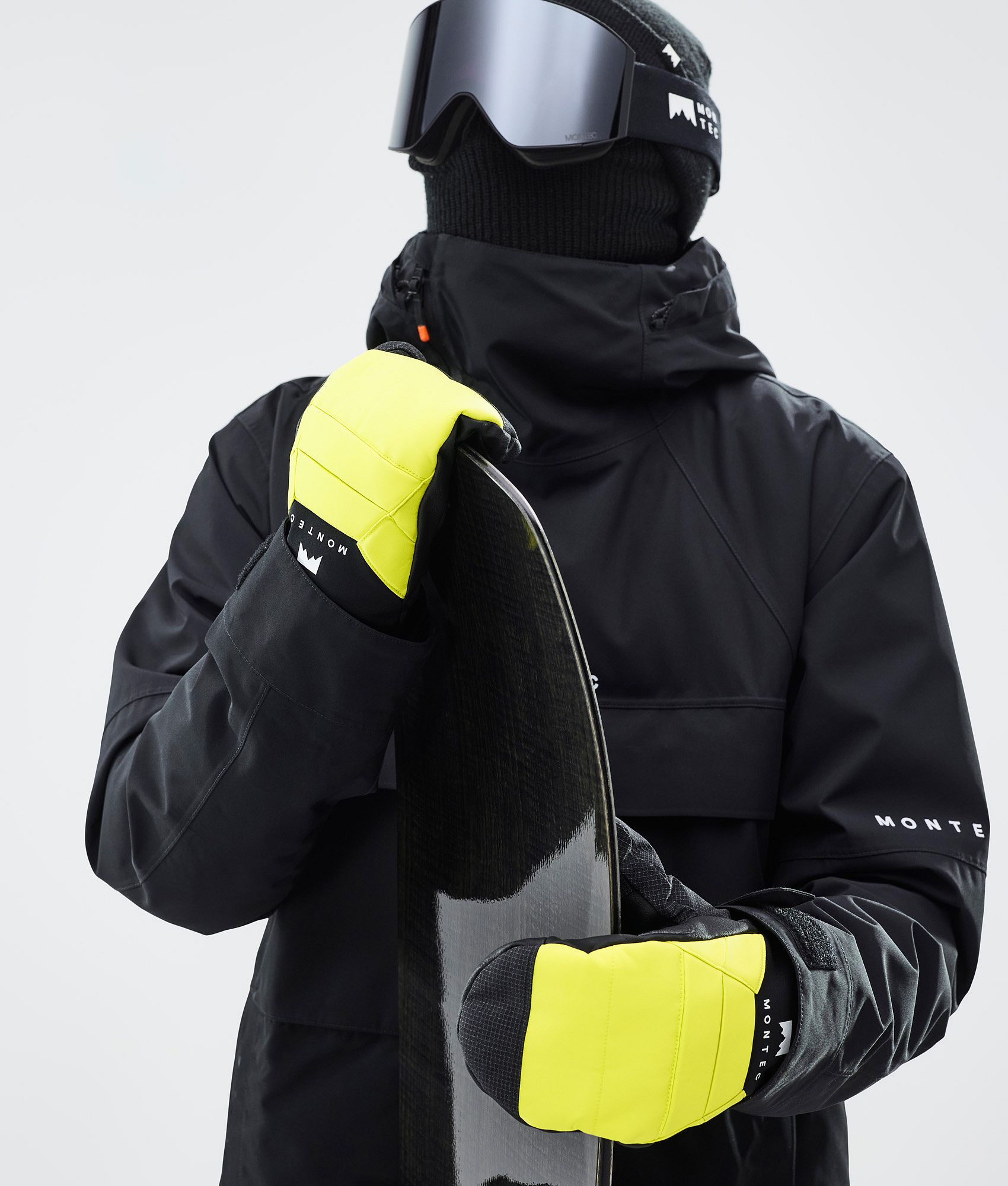 Yellow on sale ski mittens