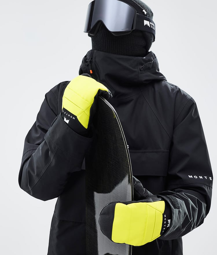 Kilo Snow Mittens Bright Yellow, Image 3 of 5