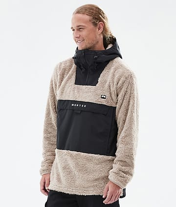 Lima Fleece Hoodie Herren Sand/Black