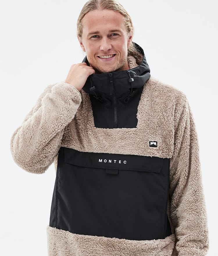 Lima Fleece Hoodie Herren Sand/Black, Bild 2 von 8