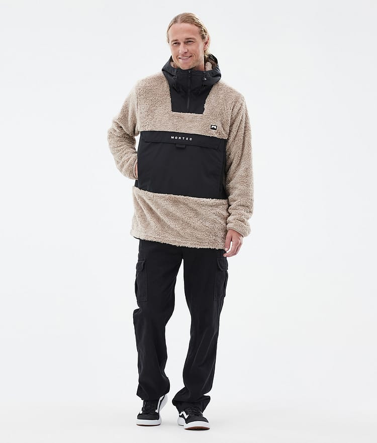 Lima Fleece Hoodie Herren Sand/Black, Bild 3 von 8