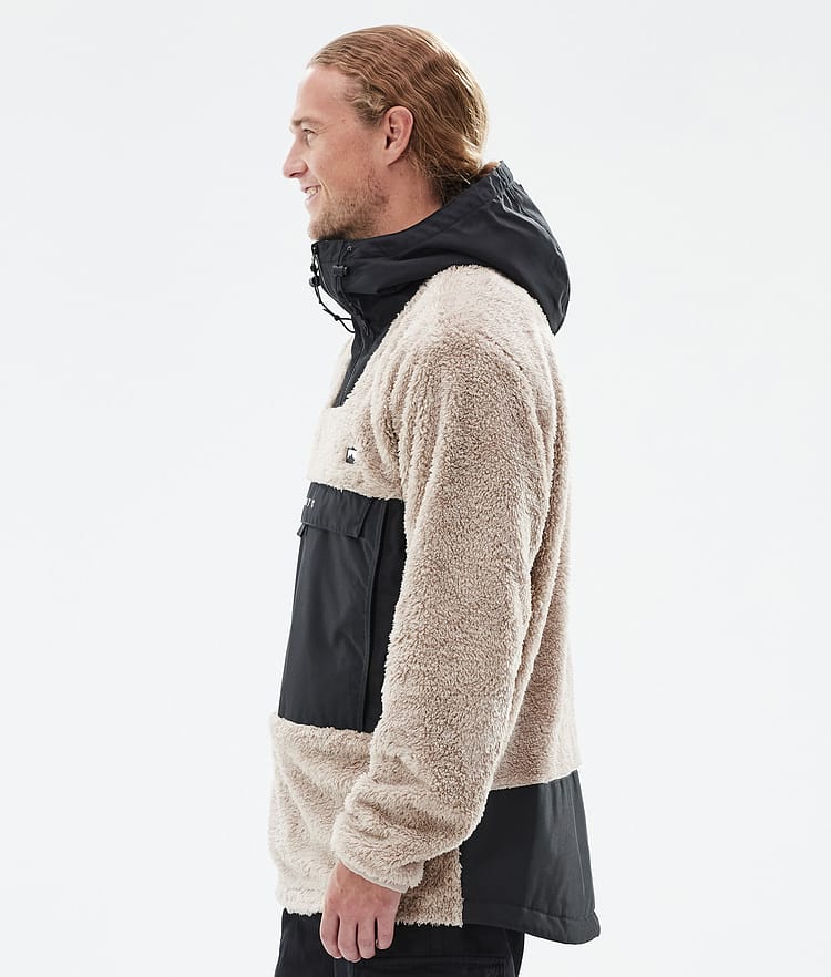 Lima Fleece Hoodie Herren Sand/Black, Bild 5 von 8