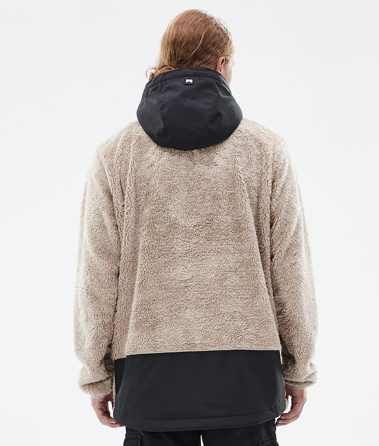 Lima Fleece Hoodie Herren Sand/Black, Bild 6 von 8