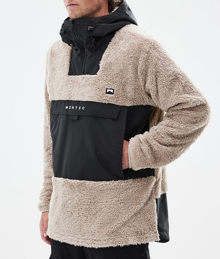 Lima Fleece Hoodie Herren Sand/Black, Bild 7 von 8