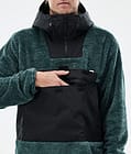 Lima Fleecová Mikina s Kapucí Pánské Dark Atlantic/Black, Obrázek 8 z 8