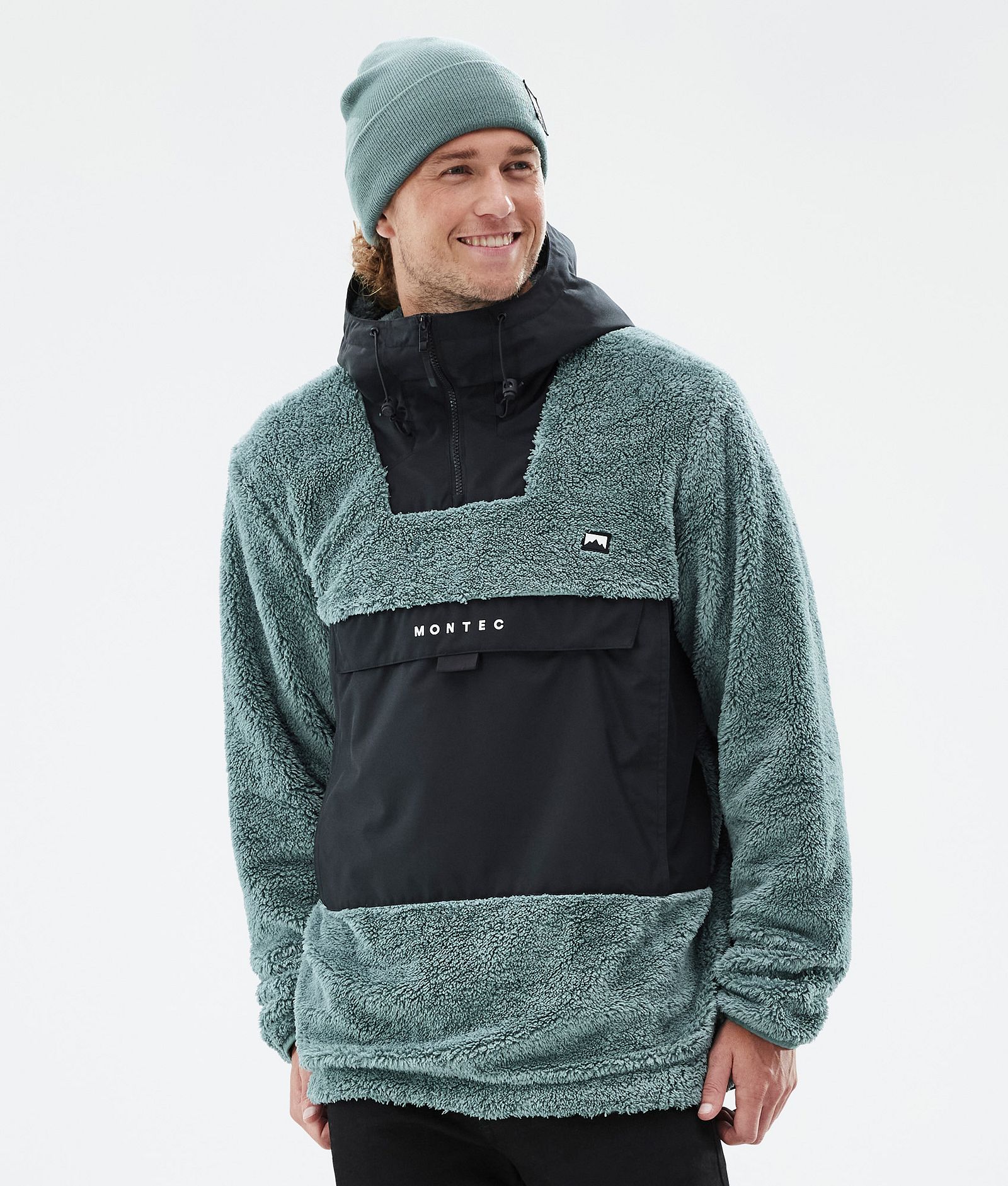 Lima Fleece Hoodie Heren Atlantic/Black, Afbeelding 1 van 8