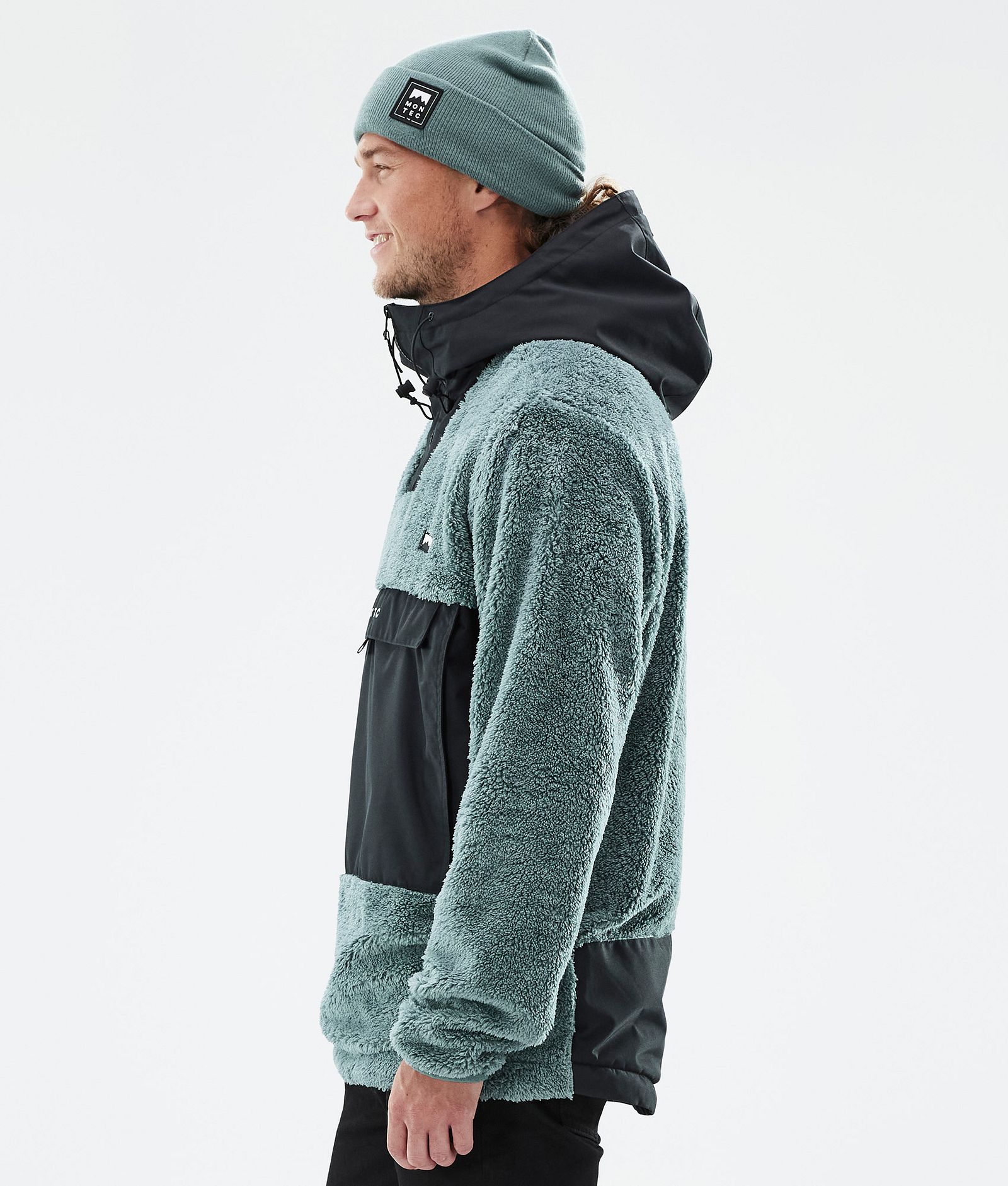 Lima Fleece Hoodie Heren Atlantic/Black, Afbeelding 5 van 8