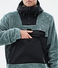 Lima Fleece Hoodie Heren Atlantic/Black, Afbeelding 8 van 8