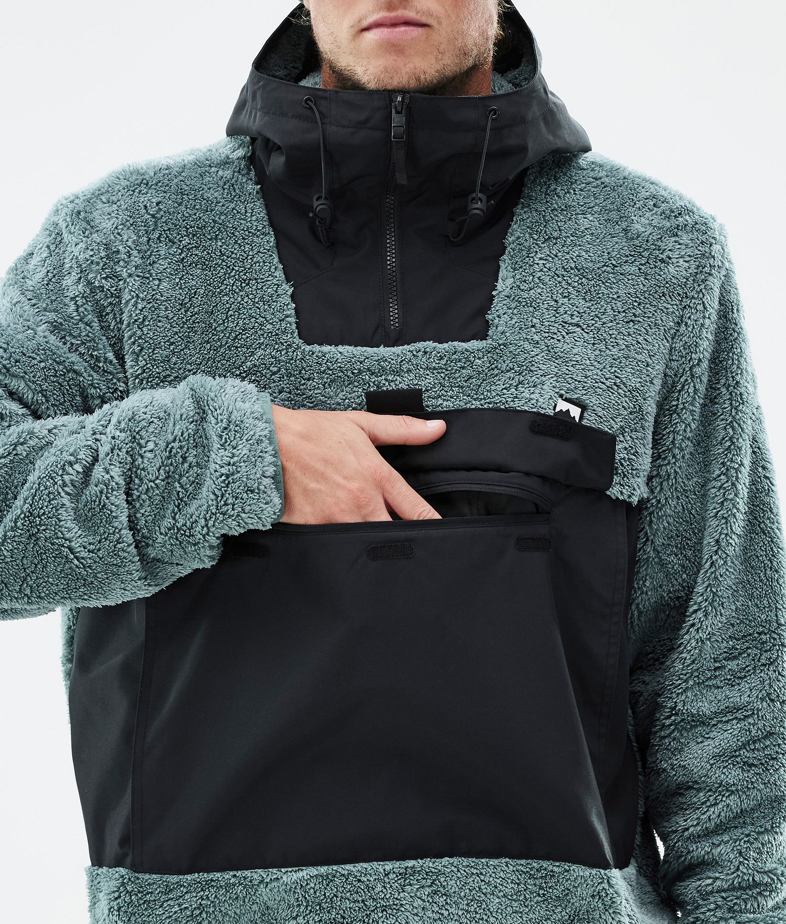 Lima Fleece Hoodie Heren Atlantic/Black, Afbeelding 8 van 8