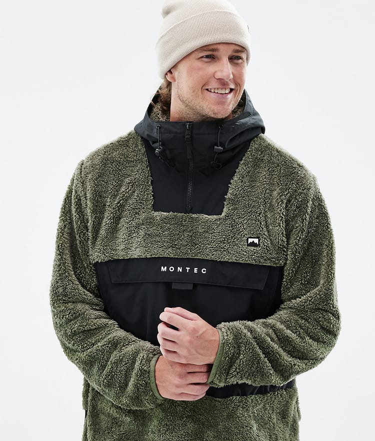 Lima Fleece Hoodie Herren Greenish/Black, Bild 2 von 8