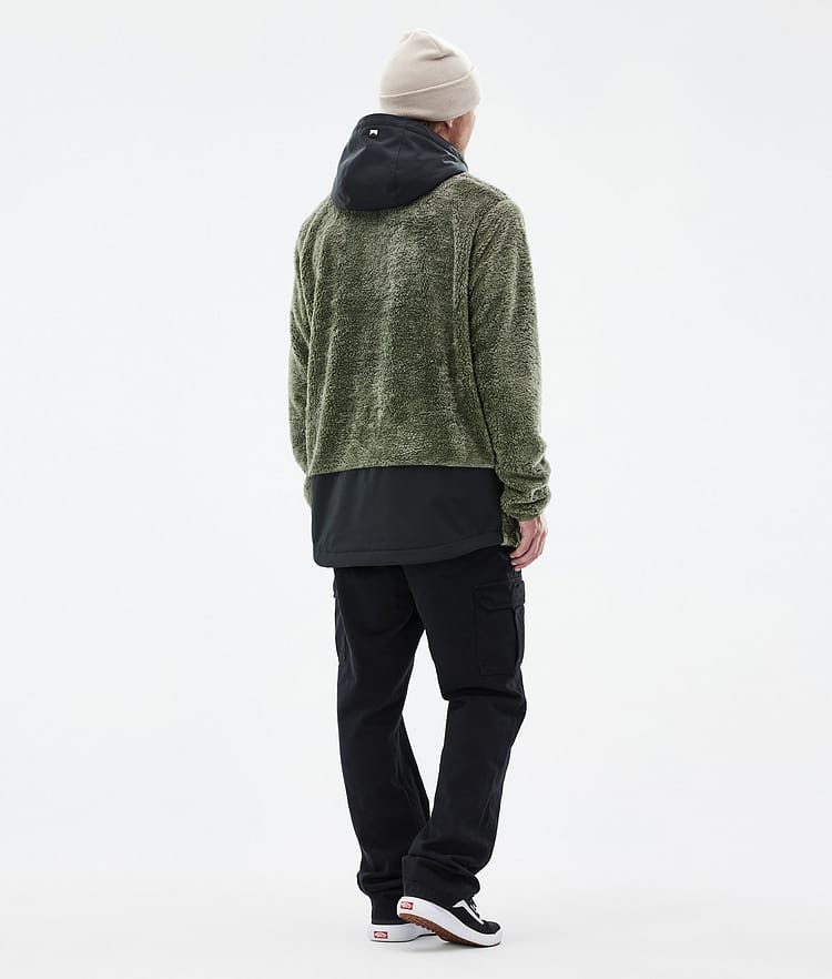 Lima Fleece Hoodie Herren Greenish/Black, Bild 4 von 8