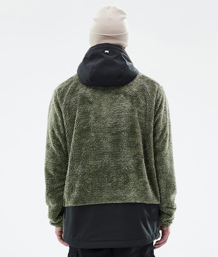 Lima Fleece Hoodie Herren Greenish/Black, Bild 6 von 8