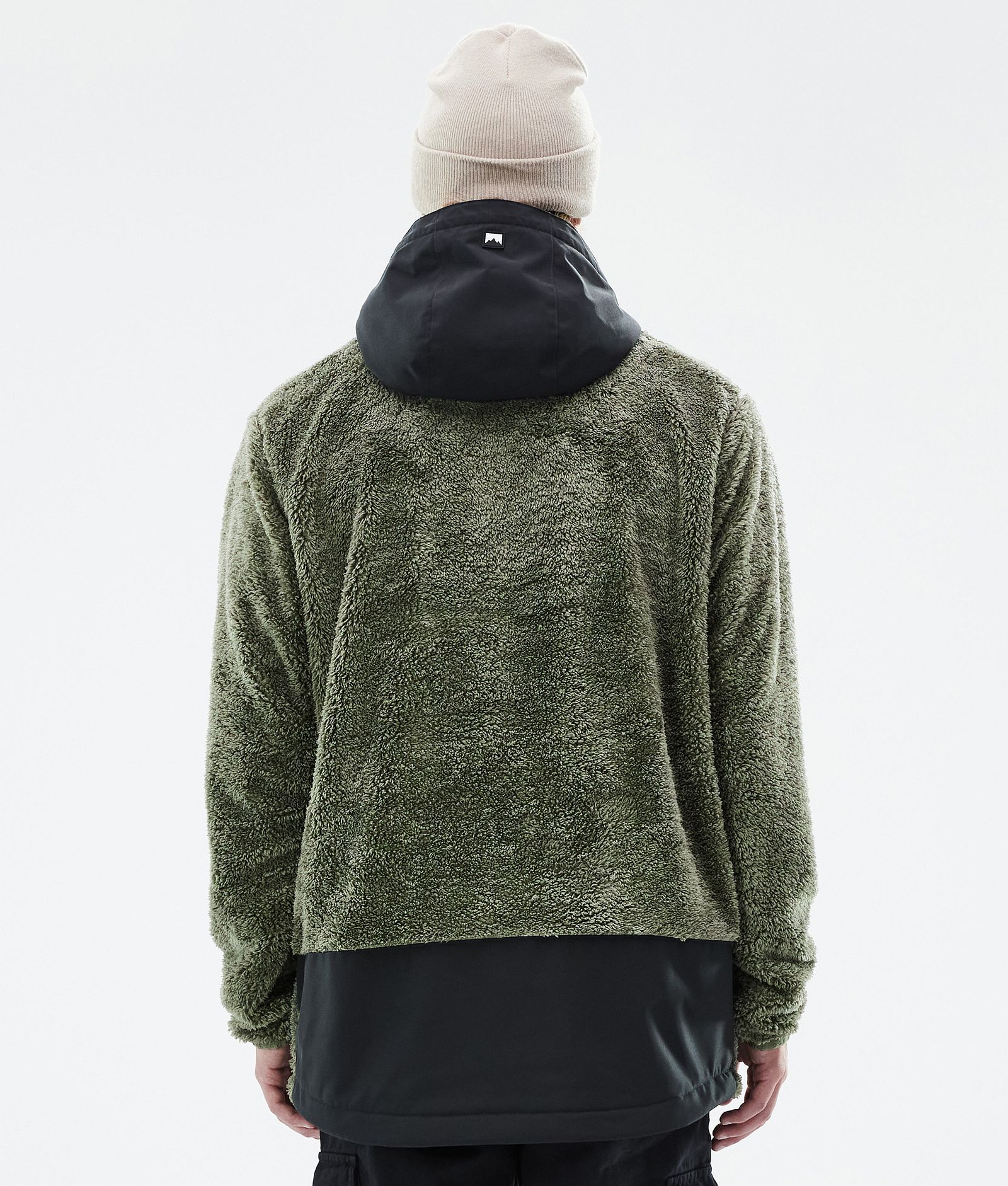 Lima Fleece Hoodie Herren Greenish/Black, Bild 6 von 8