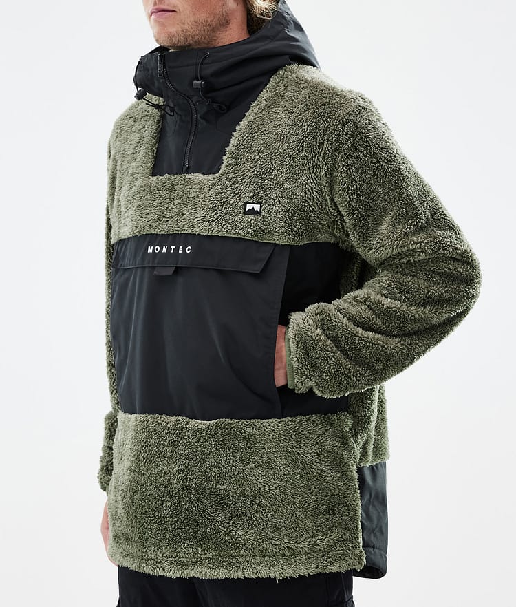 Lima Fleece Hoodie Herren Greenish/Black, Bild 7 von 8
