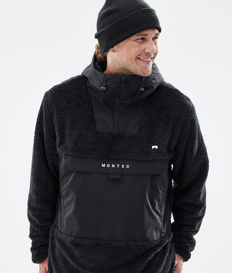 Lima Fleecová Mikina s Kapucí Pánské Black/Black, Obrázek 2 z 8