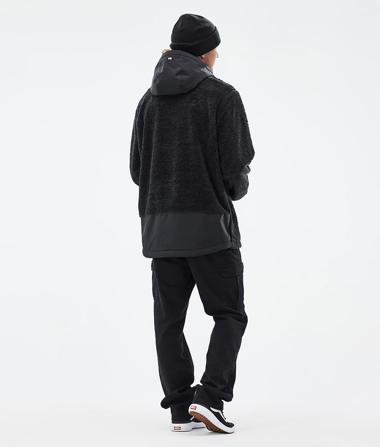 Lima Fleecová Mikina s Kapucí Pánské Black/Black, Obrázek 4 z 8