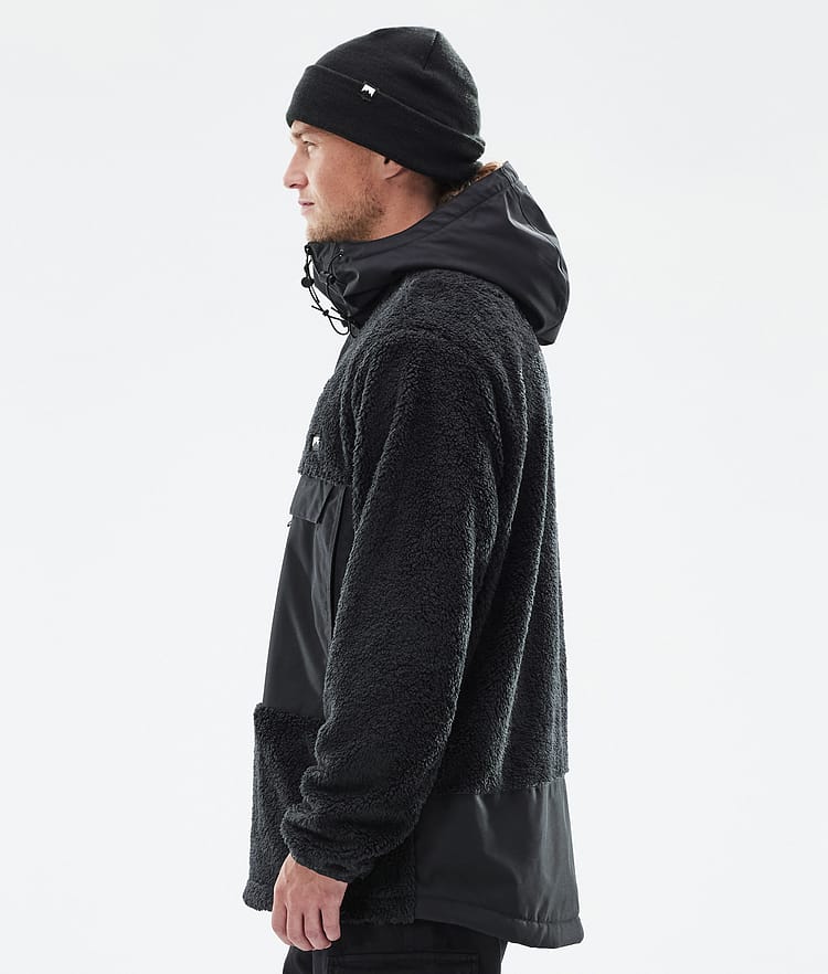 Lima Fleecová Mikina s Kapucí Pánské Black/Black, Obrázek 5 z 8