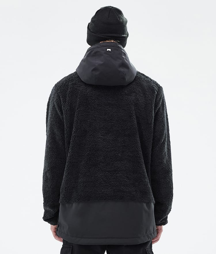 Lima Fleecová Mikina s Kapucí Pánské Black/Black, Obrázek 6 z 8