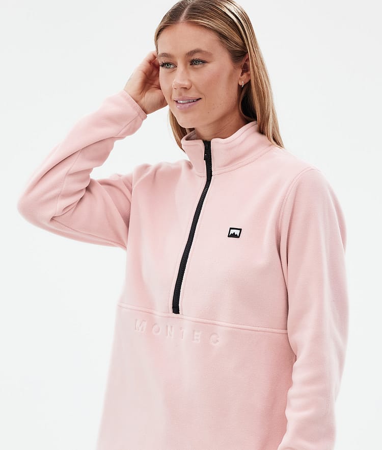 Echo W Fleecetrøje Dame Soft Pink, Billede 2 af 5