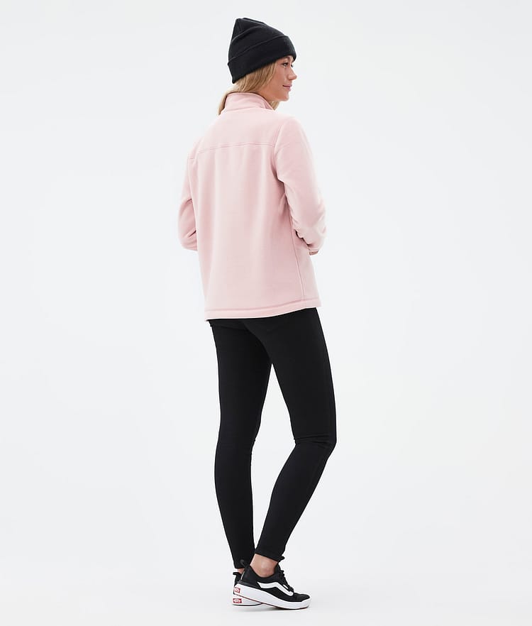 Echo W Fleece Sweater Women Soft Pink, Image 4 of 5