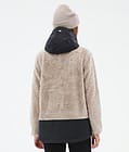 Lima W Fleece-hoodie Dame Sand/Black, Billede 6 af 8