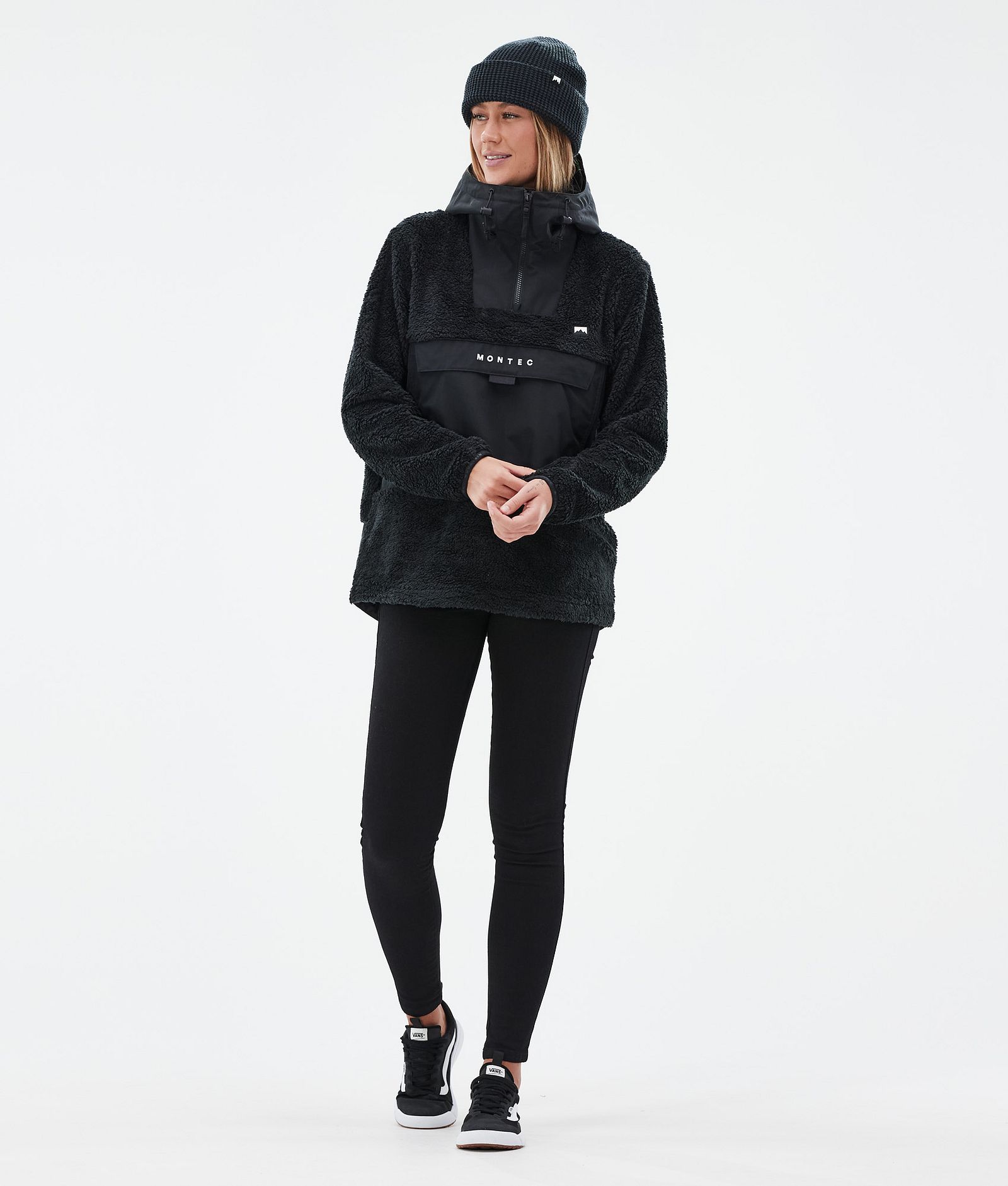Lima W Fleece Hoodie Women Black/Black, Image 3 of 8