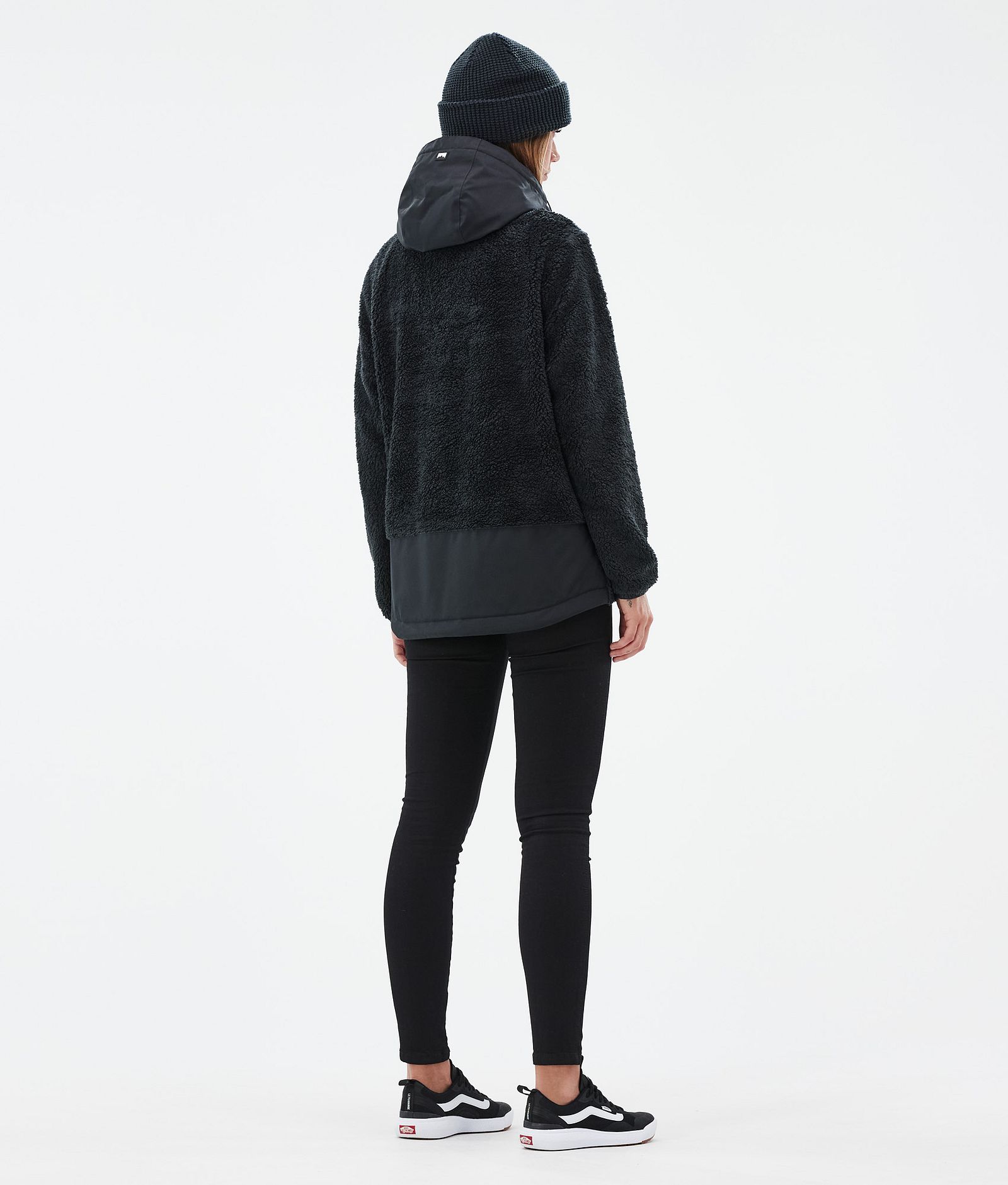 Lima W Fleece Hoodie Women Black/Black, Image 4 of 8