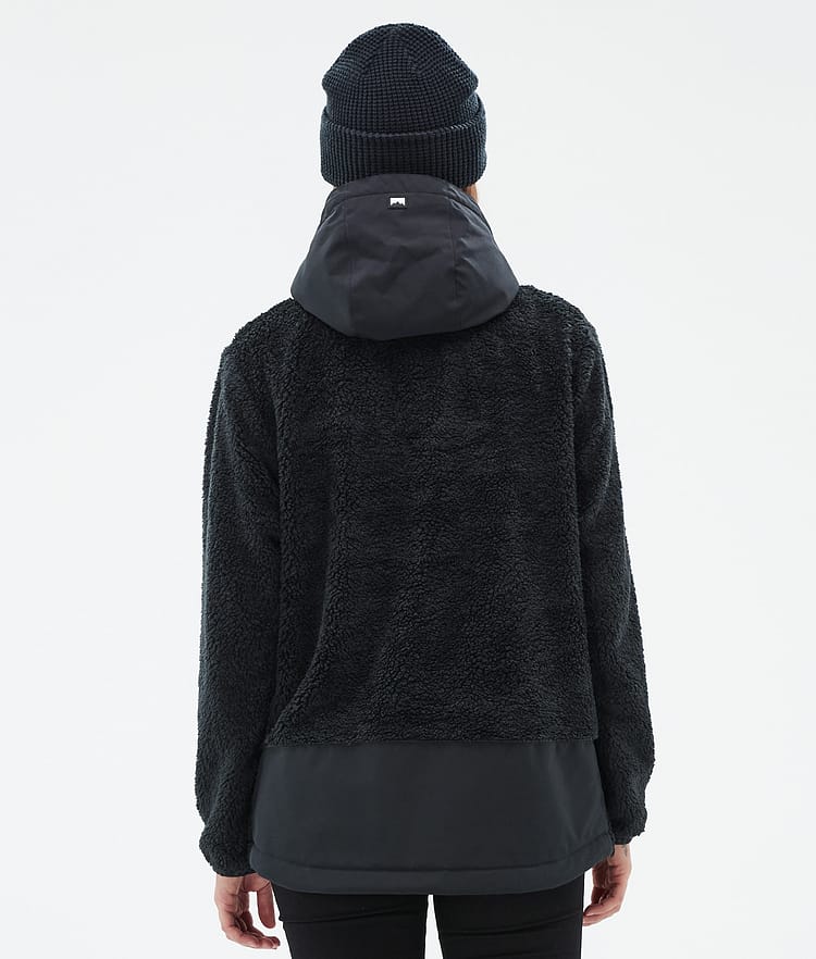 Lima W Fleece Hoodie Women Black/Black, Image 6 of 8