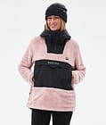 Lima W Fleece Hoodie Women Soft Pink/Black, Image 1 of 8
