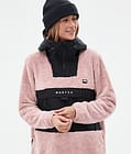 Lima W Fleece Hoodie Women Soft Pink/Black, Image 2 of 8