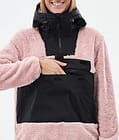 Lima W Fleece Hoodie Women Soft Pink/Black, Image 8 of 8