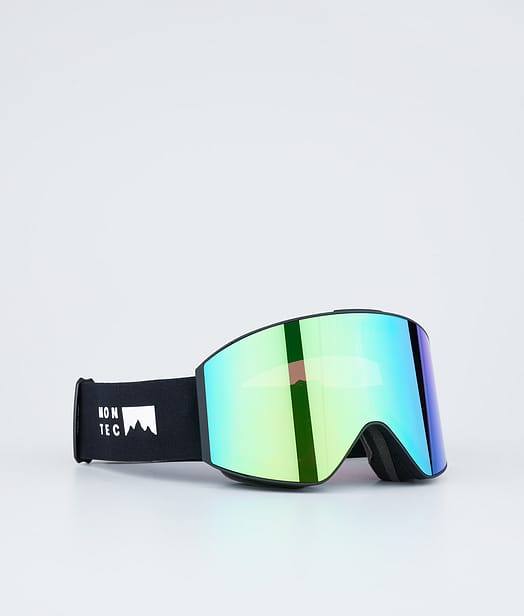 Scope Gafas de esquí Black W/Black Tourmaline Green Mirror