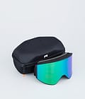 Scope Ski Goggles Black W/Black Tourmaline Green Mirror