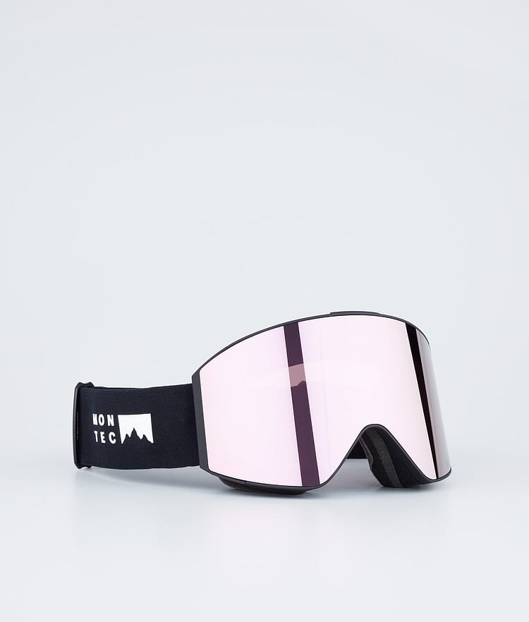 Montec Scope Gafas de esquí Hombre Black W/Black Rose Mirror