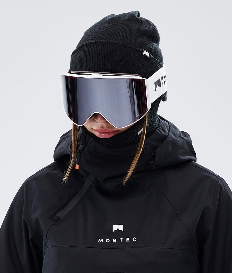 Scope Masque de ski White W/White Black Mirror