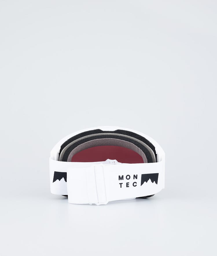Scope Ski Goggles White W/White Black Mirror, Image 6 of 6