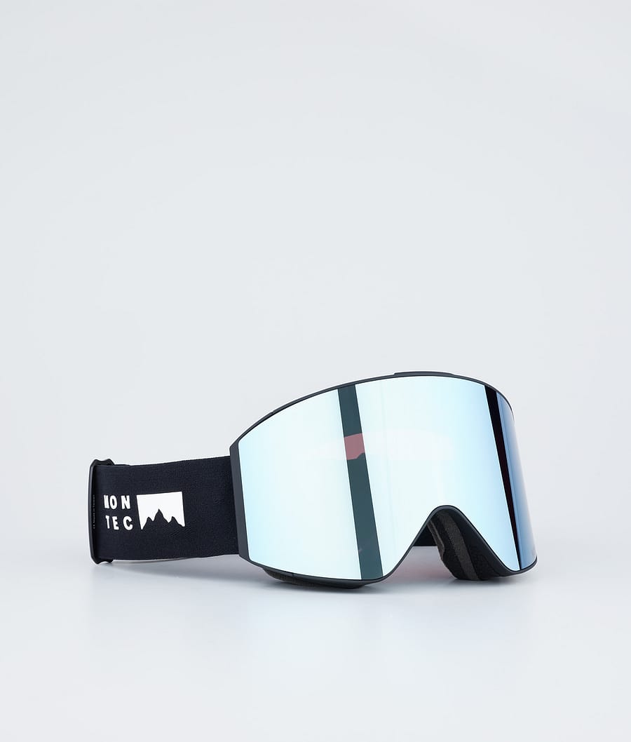 Scope Masque de ski Black W/Black Moon Blue Mirror